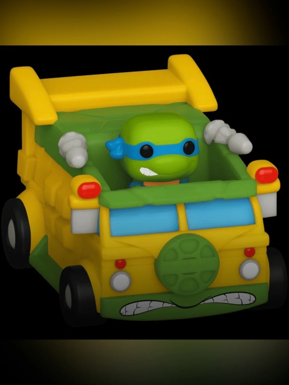 2024 Funko Bitty Pop! Rides Leonardo with Yellow & Green Turtle Van New in Box